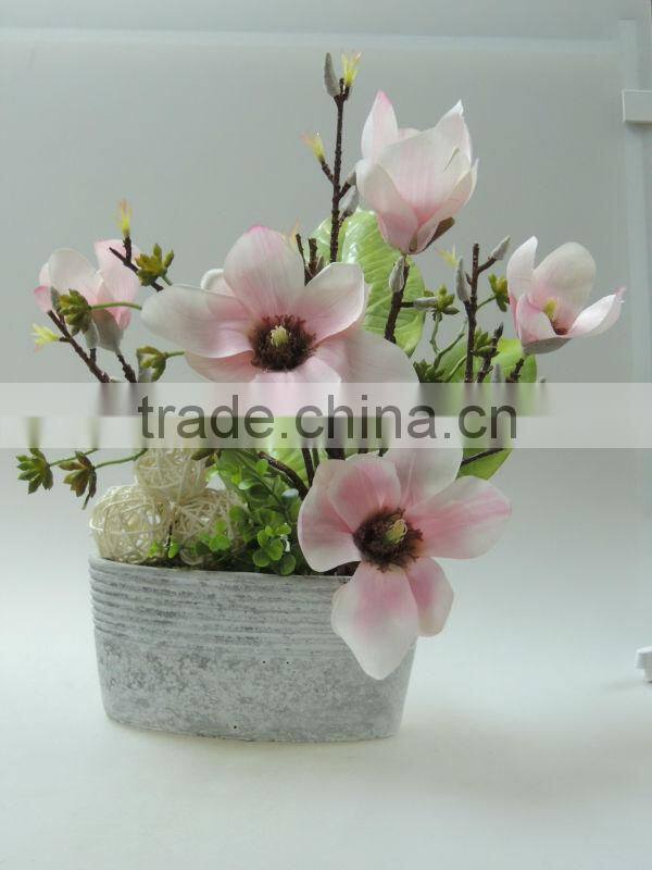 Art potted flower five heads moth orchid