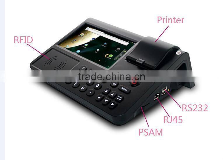 Android Tablet POS Terminal of DP7000 with Touch Screen built-in Thermal Printer