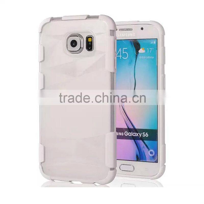 Pc+Tpu material back cover hard case for Samsung S6