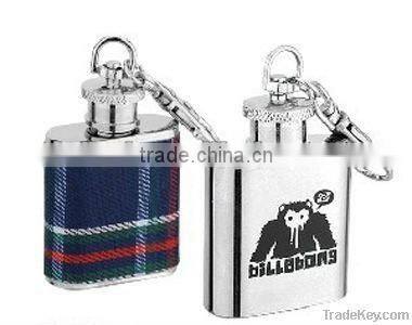 Good!shaped 1oz stainless steel hip flask mini