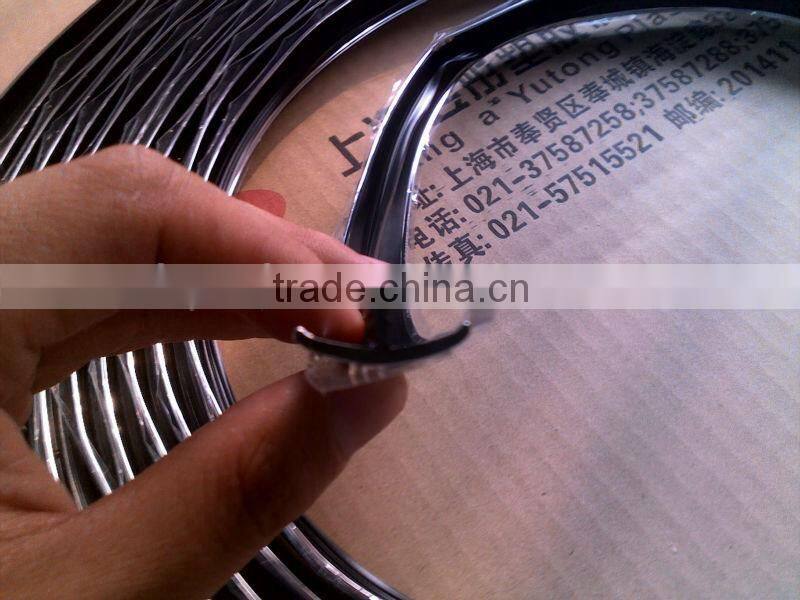 Factory wholesale plastic profile,t edge band/u shaped edge trim
