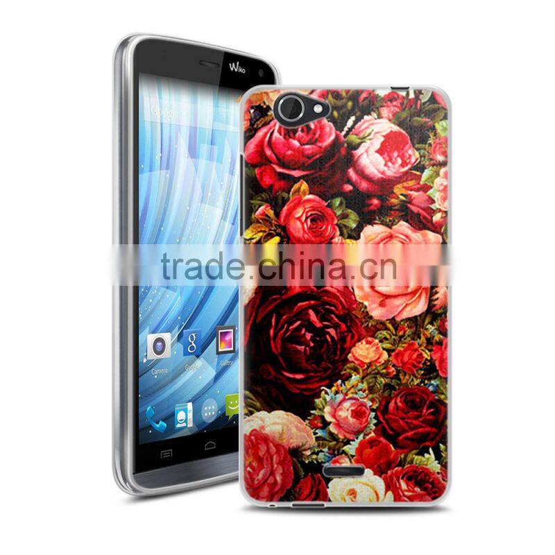 Instock Various Patterns Art Printed Gel Soft TPU Case For Wiko Slide 2 Cell Phone Cover Back Silicon Case For Wiko Slide