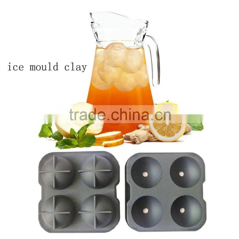Home & Garden Cooking Tools ice Ball 6 capacity Mold Silicone Ice ball