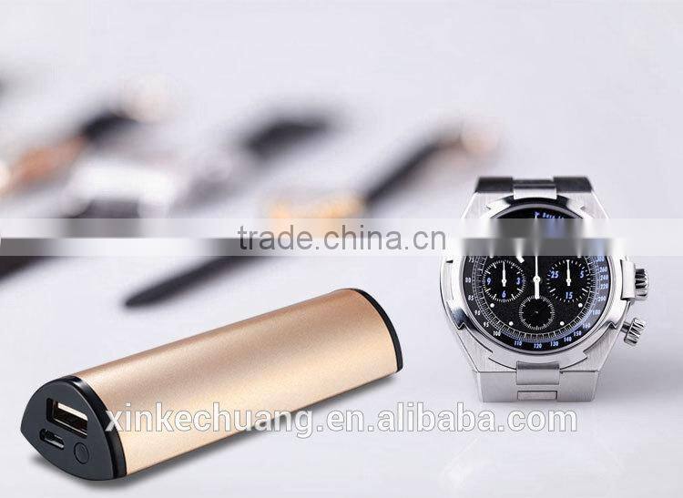 Hot selling Portable Lipstick Size Mini 2600mah Best Power Bank for Iphones