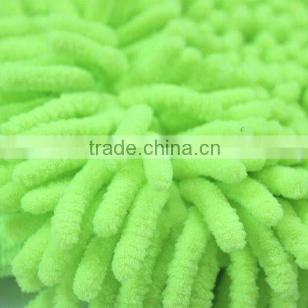 China manufacturer wholesale chenille microfiber wash mitt