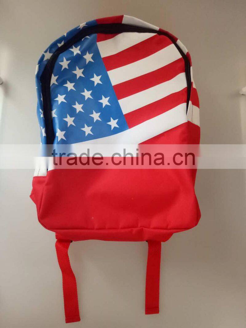 New arrival fashion flag backpack,promotional gifts backpack