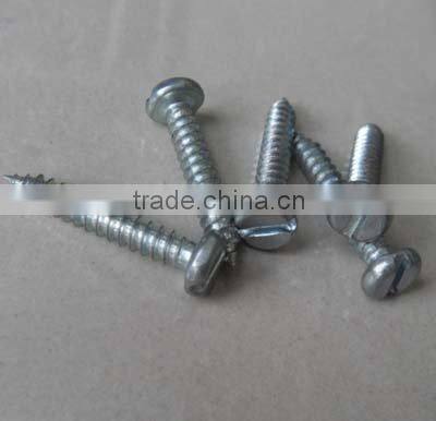pan + electro galvanized self tapping screw