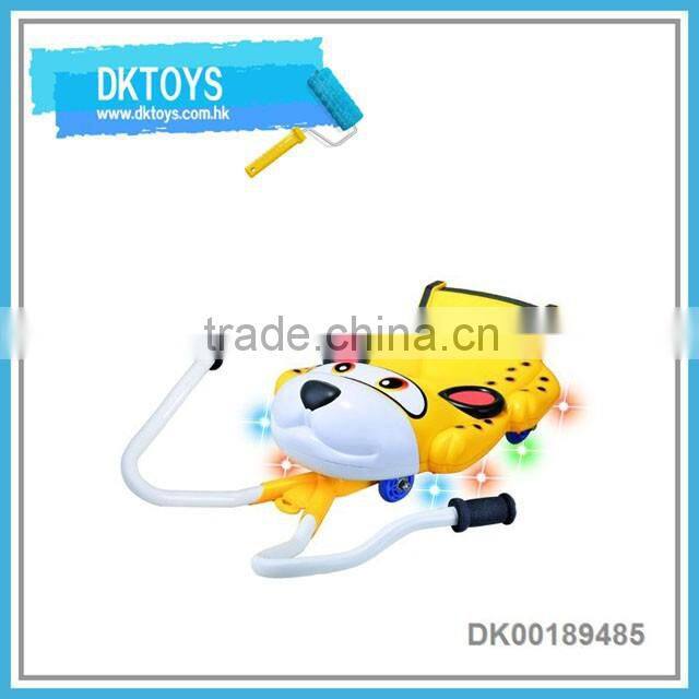 Funny children swing car ride on car