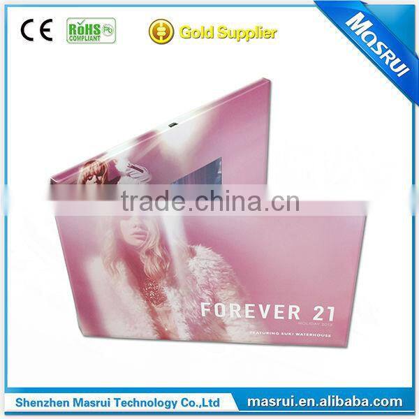 China Supplier Premium Quality 4.3 " LCD Screen Birthday Greeting Cards