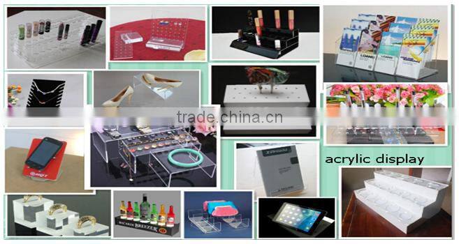 T shape clear acrylic A4 desk sign display holder wholesale