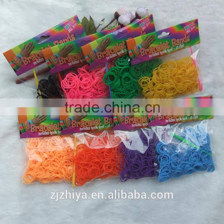 CE Top quality Loom Bands, multi-color Rubber Bands