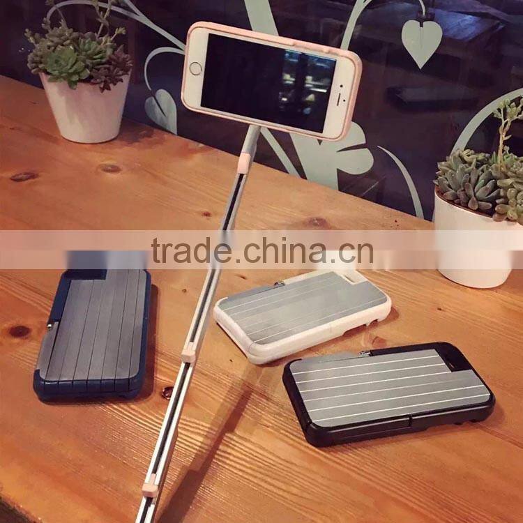 New Product 360 Degree Rotate Aluminum Selfie Stick Case for iPhone 6 6S