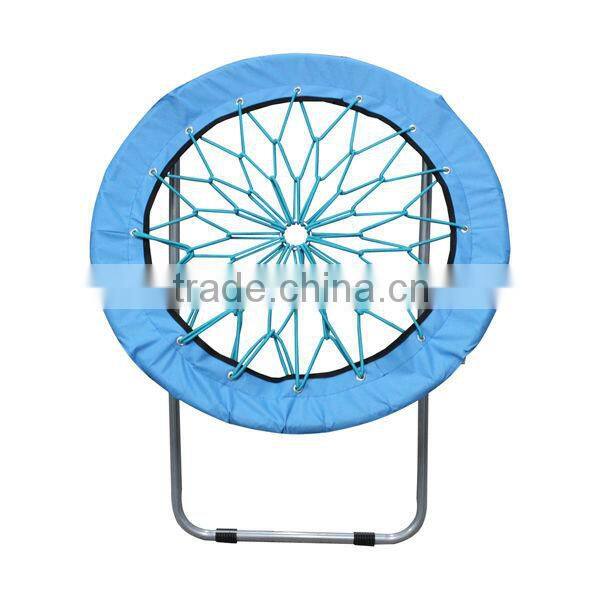 Folding round bungee chair
