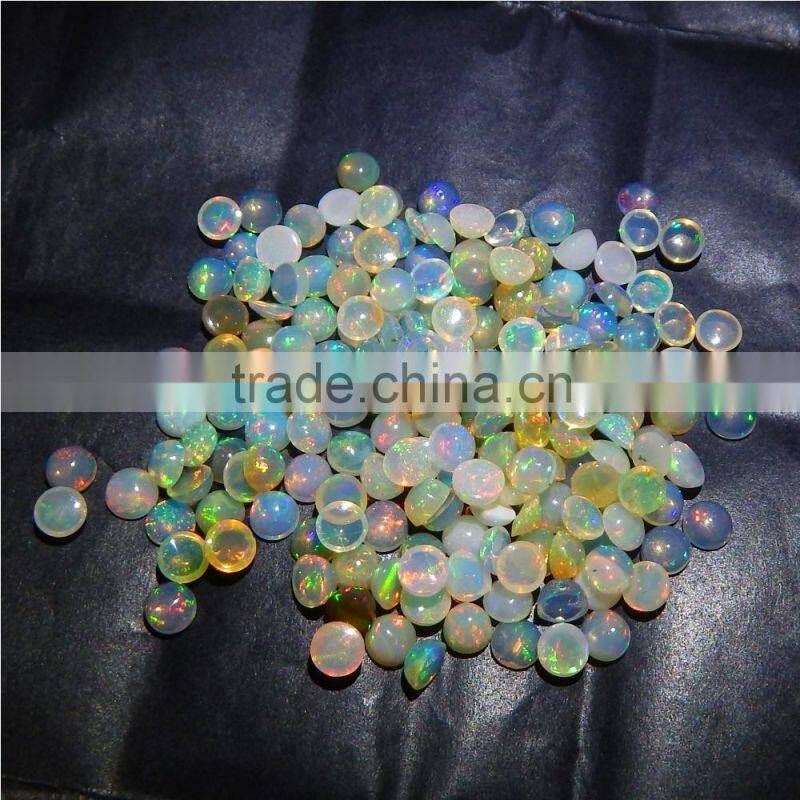 5mm NATURAL ETHIOPIAN OPAL NICE RAINBOW FIRE QUALITY LOT