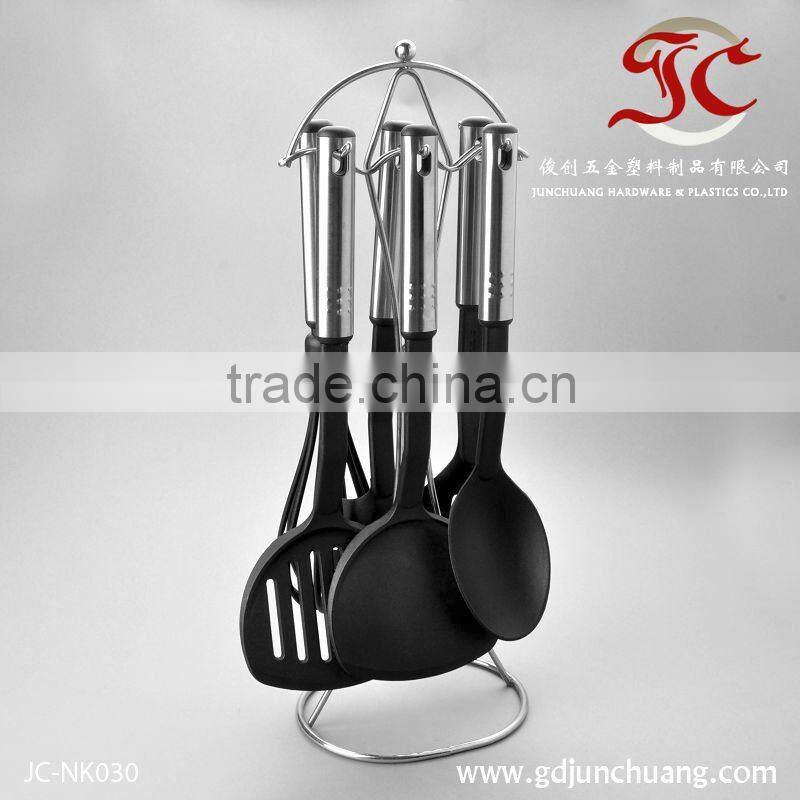 Non-toxic material nylon kitchen tool set with holder