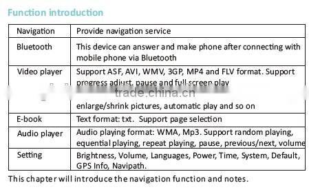 Bluetooth Rearview Mirror Handsfree Car Kit Car GPS Navigation rearview mirror