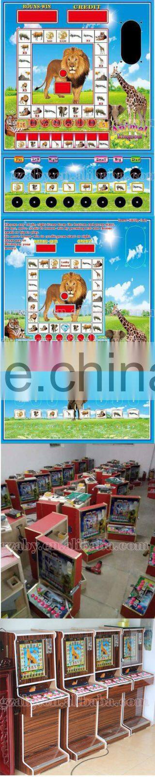 Mini coin operated beautiful girl Mari electronic mario slot machine