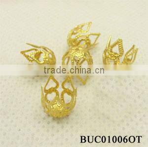 Wholesale Prong Bell Brass Bead Caps DIY Jewelry Findings