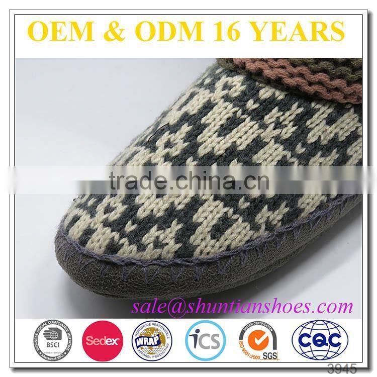 long cashmere knitted women boots