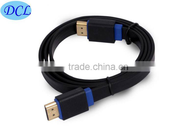 1.8M flat hdmi cable with double color