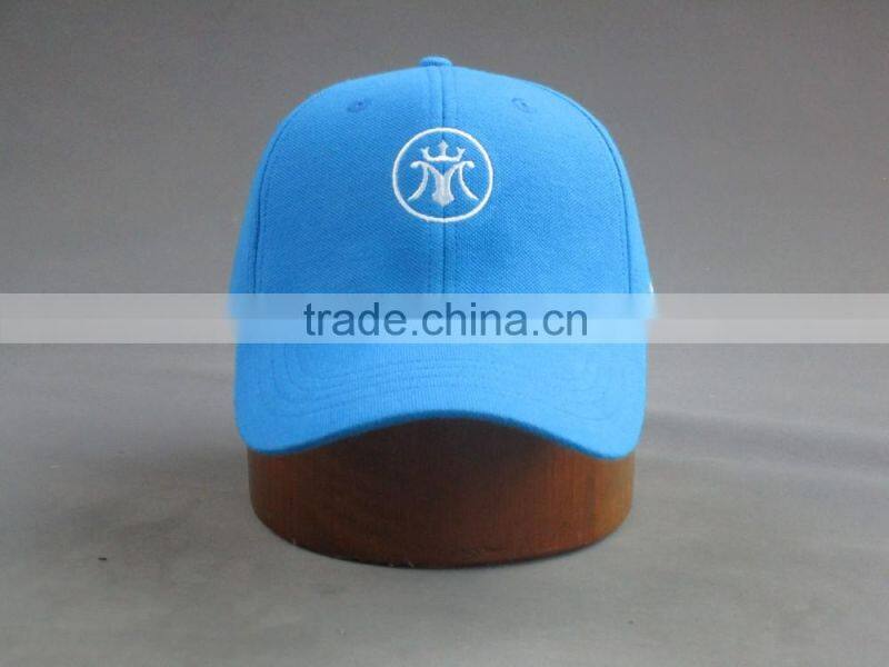 Custom high quality 6-panel Cotton twill Baseball cap with flat embroidery