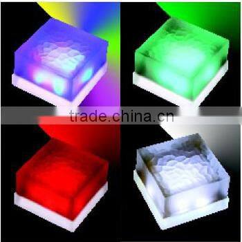 2016 China supplier 3 years warranty IP67 100*100 led lighted floor tiles