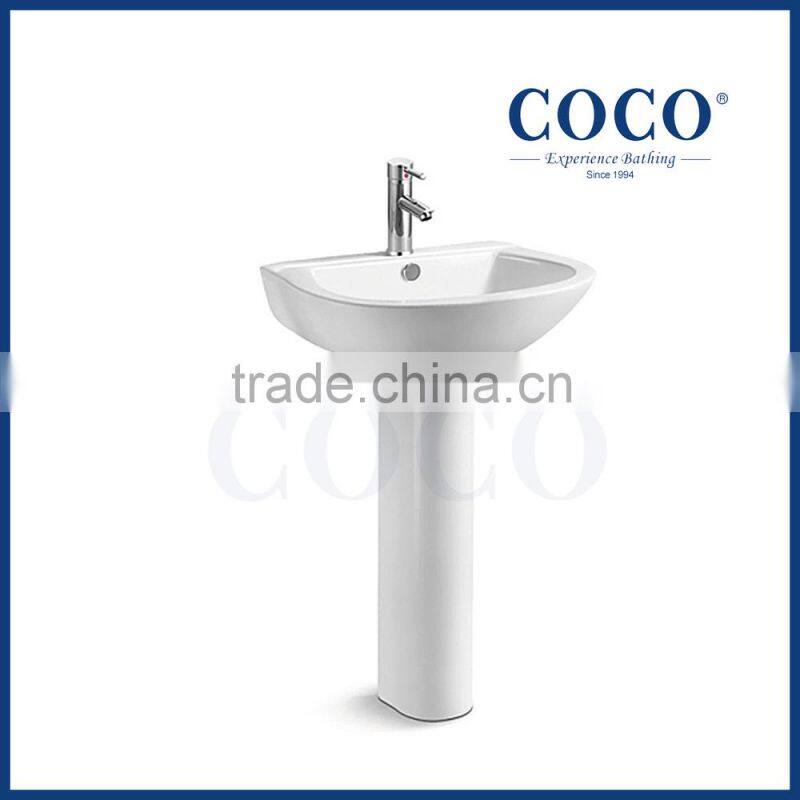 floor mounted ceramic hand wash sink