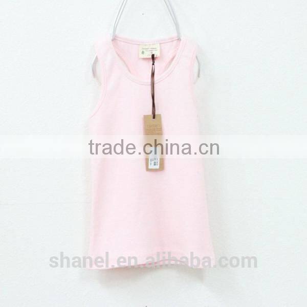 Wholesale 2015 Custom plain Tee Children Clothing for Summer