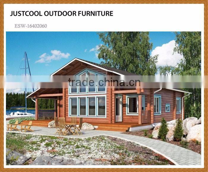 Wood log houses construction