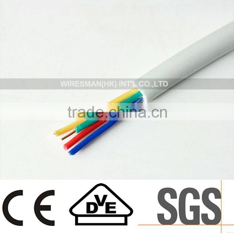 PVC insulated flexible round multi-core Electric Cable and Wire