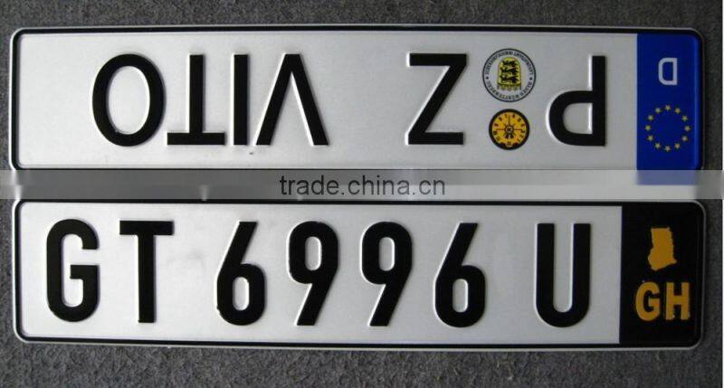 auto license plate
