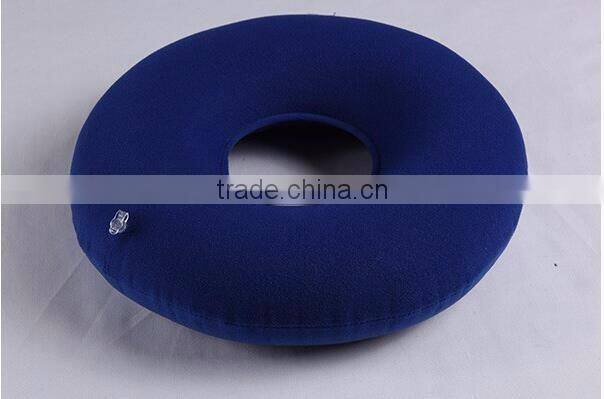 2016 best selling Inflatable Round Stadium Donut Seat Cushion with Hole for hemorrhoids