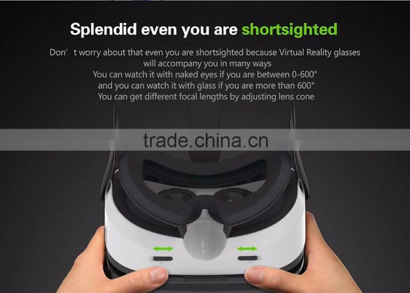 3D VR BOX 2ND generation virtual reality glass vr box 2.0 vr box 3d glasses+ BLUETOOTH REMOTE