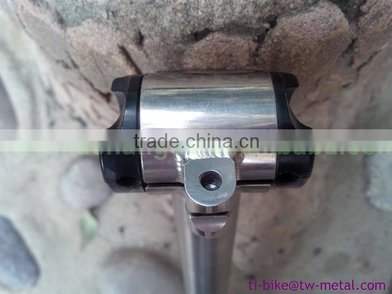 factory price titanium bicycle seatpost customized titanium seat post Ti bicycle seat post for dirt bikes