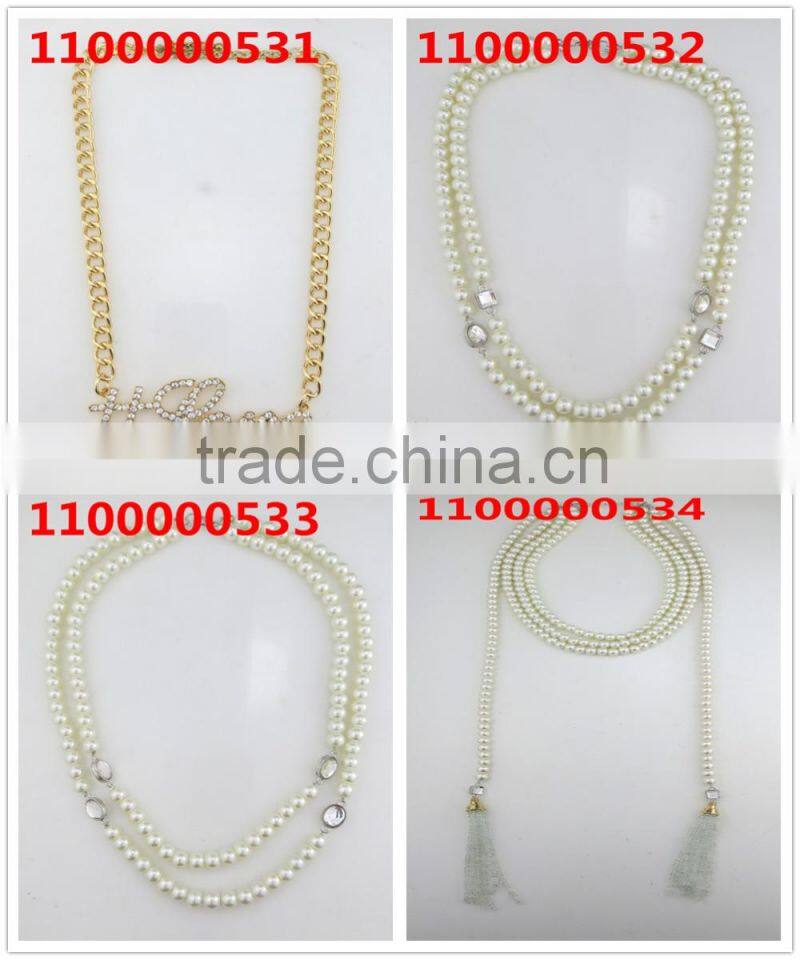 New arrival fashion 18k white gold necklace