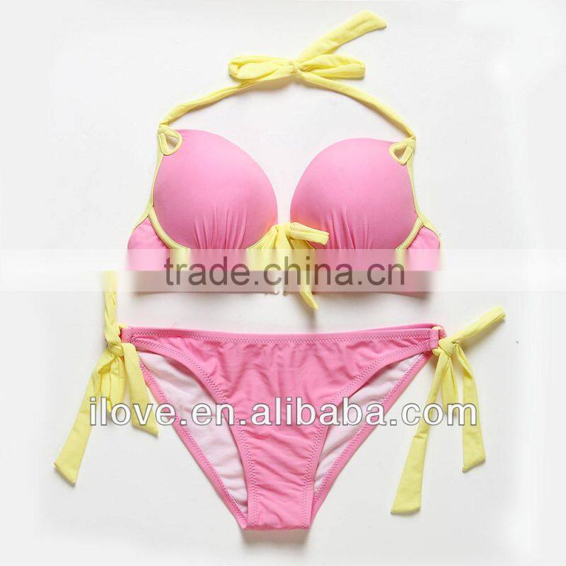 2014New Sexy Anti-bacteria Ladies Bikini Swimwear Wholesales