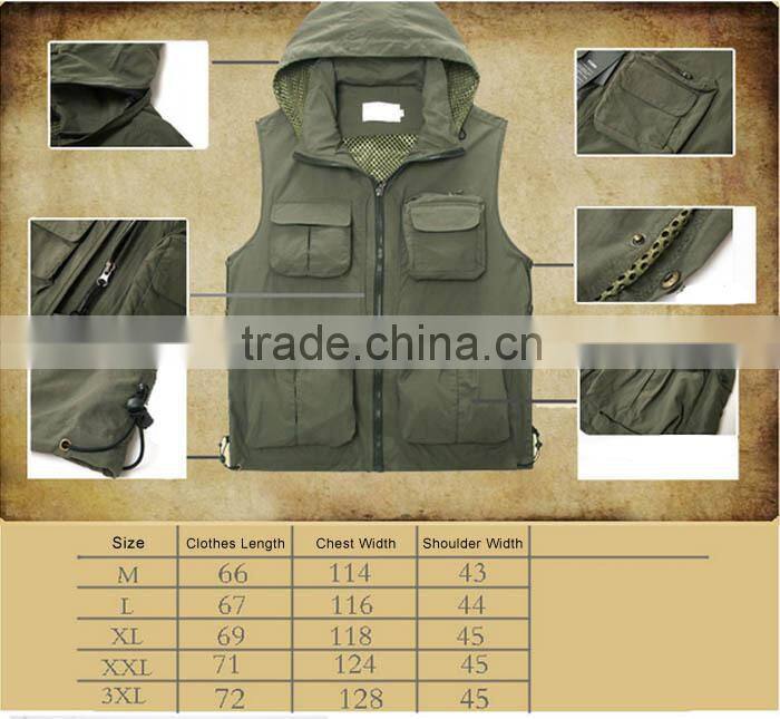 TOP SELLING Cheap Prices!!! photography vest camera jacket