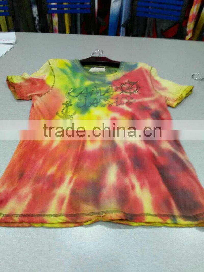 OEM tie-dye t-shirts custom t-shirts ethnic t-shirt