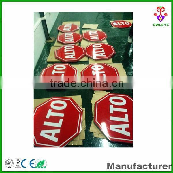 Customized and high bright traffic road reflective sign