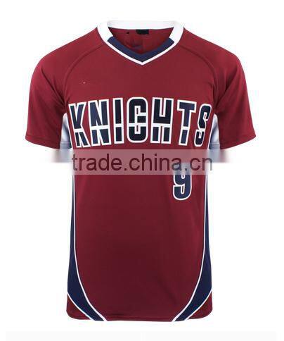 High quality sublimated volleyball team uniforms men's volleyball uniform red volleyball jersey