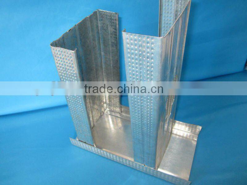 galvanized Accessory stud track ceiling wall partition