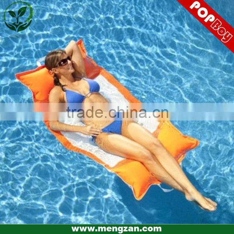 Quick-drying pool floating beagbag hammock, outdoor floating bean bag bed