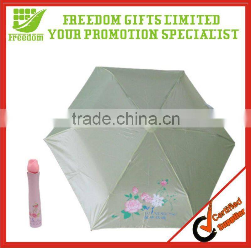 Plastic Promotion Customized Rose Bottle Umbrella