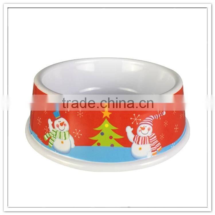 Best selling food grade christmas use melamine pet bowls