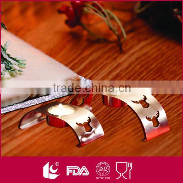 Tabletop stainless steel tea light candle holders wholesale for 6 candles