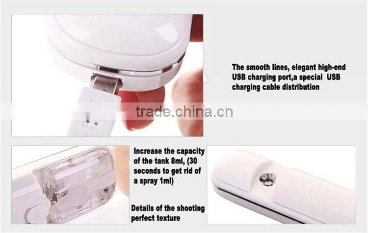handheld rechargeable nano beauty Facial skin moisture Mist Sprayer