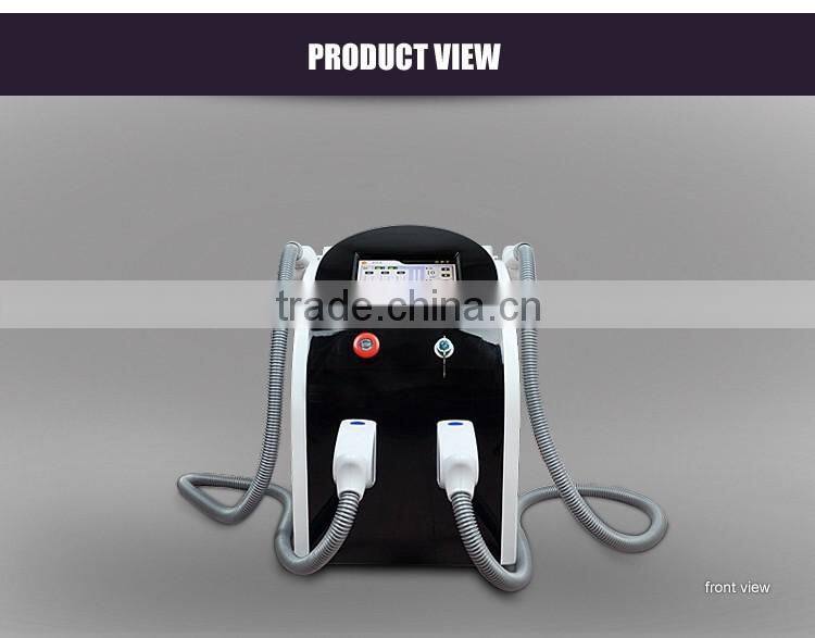 Hottest portable ipl rf shr opt two handle