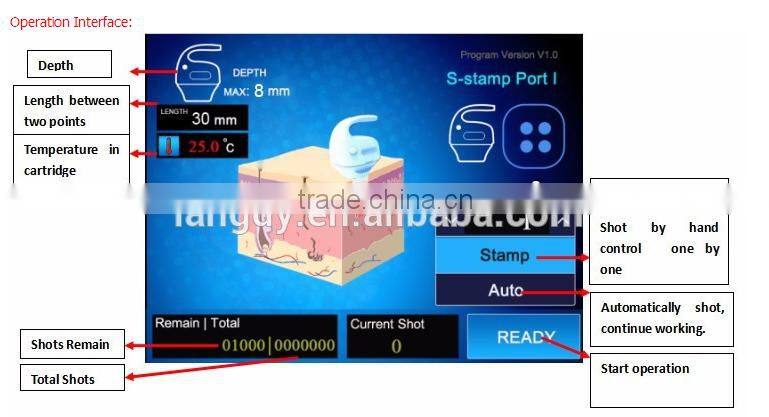 Langdai manufacturer HIFU for body slimming machine effective beauty machine for beauty salon use