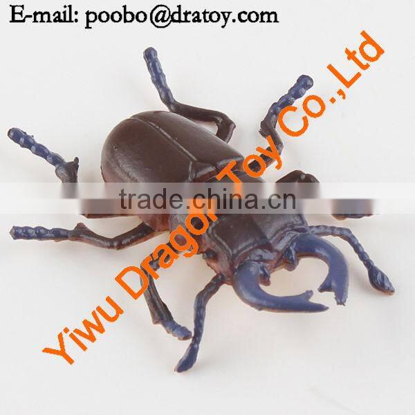 Plastic decoration beetle figurine