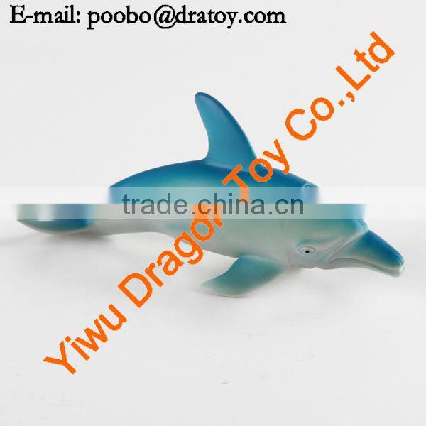 Aquarium blue dolphin toy
